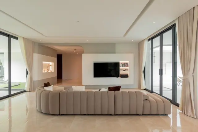 Marlin Villa Carolina Blue - Living Area