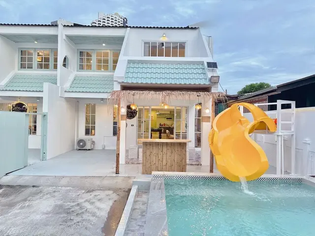 Winter Season - Pool Area View