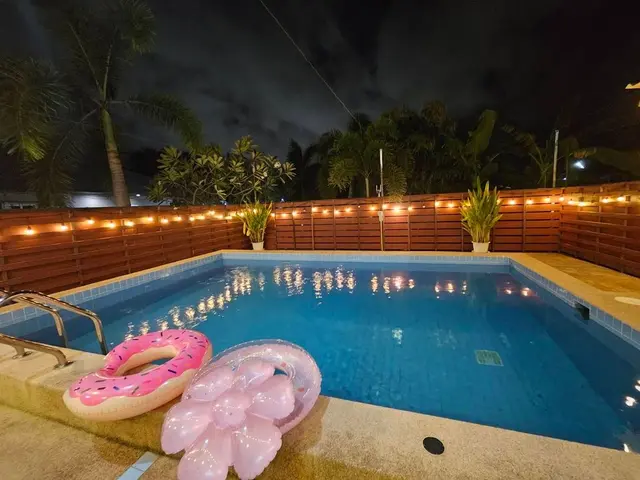 jw-001 สบายพูลวิลล่า - Pool Area View