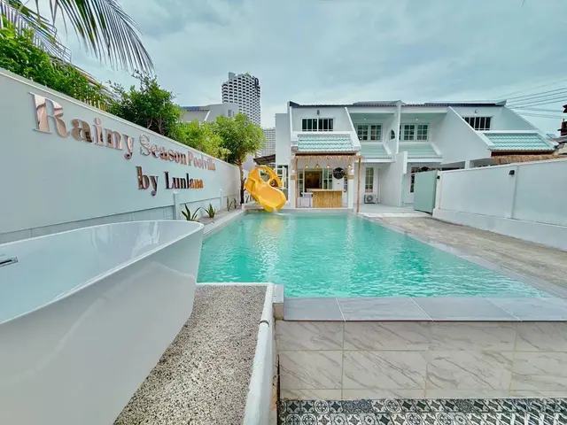 Rainy Season - Pool Area View