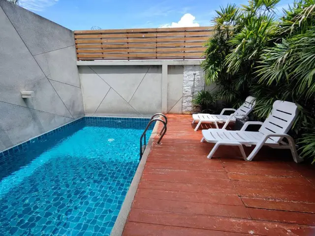 Tropical Garden - Pool Area View