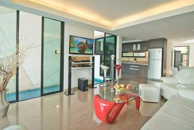 Tropical Garden - Villa Interior View