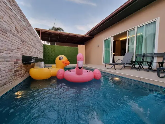 SilverGold Poolvilla - Pool Area View