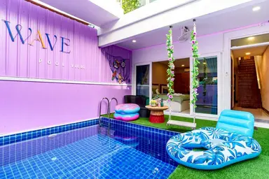 เวป Pool Villa - Living Area