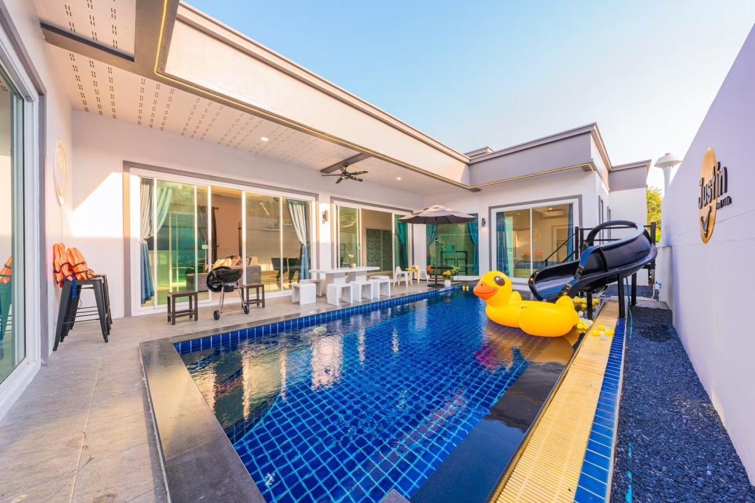 Justin - Pool Area View