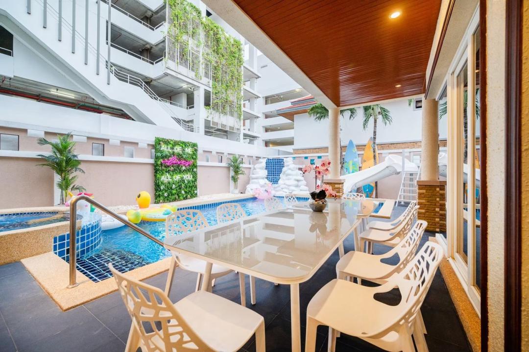 Gala Beach - Pool Area View