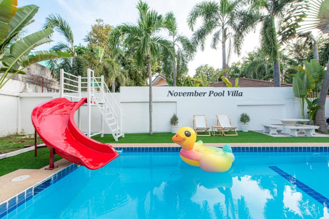 November - Pool Area View