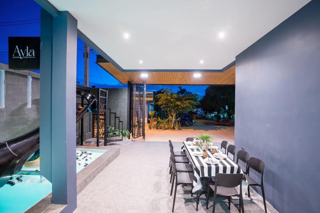 Ayla House - Pool Area View