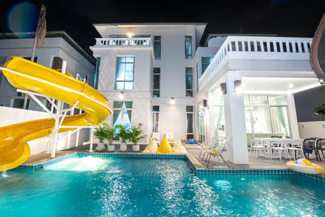 Storm - Pool Area View