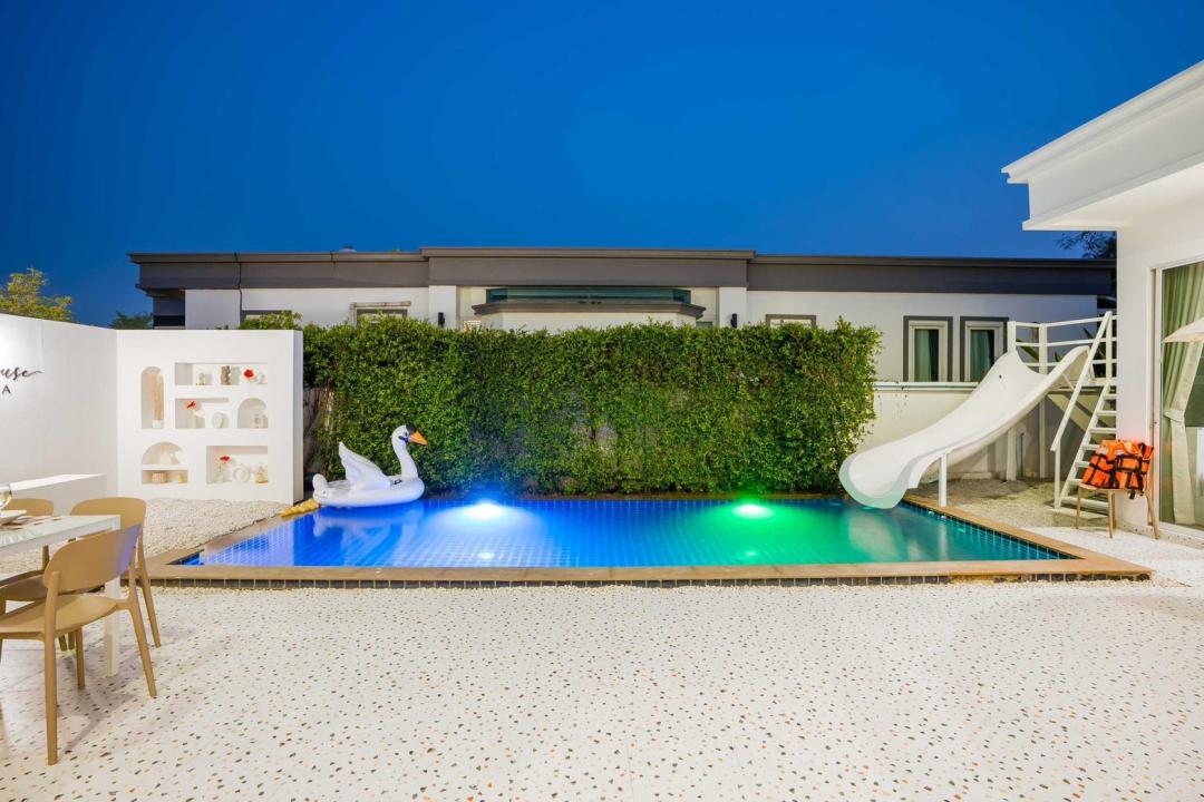 Sunset - Pool Area View