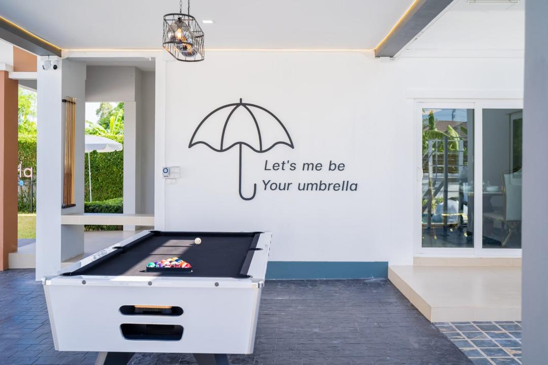 Umbrella - Pool Area View