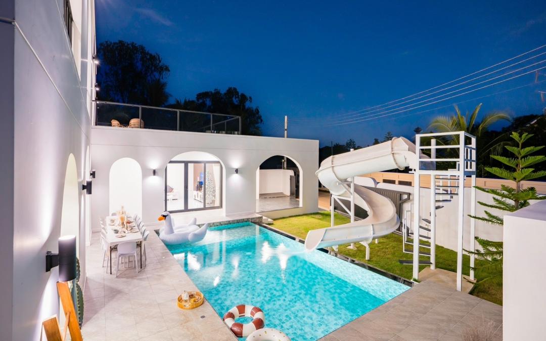 Walnut - Pool Area View
